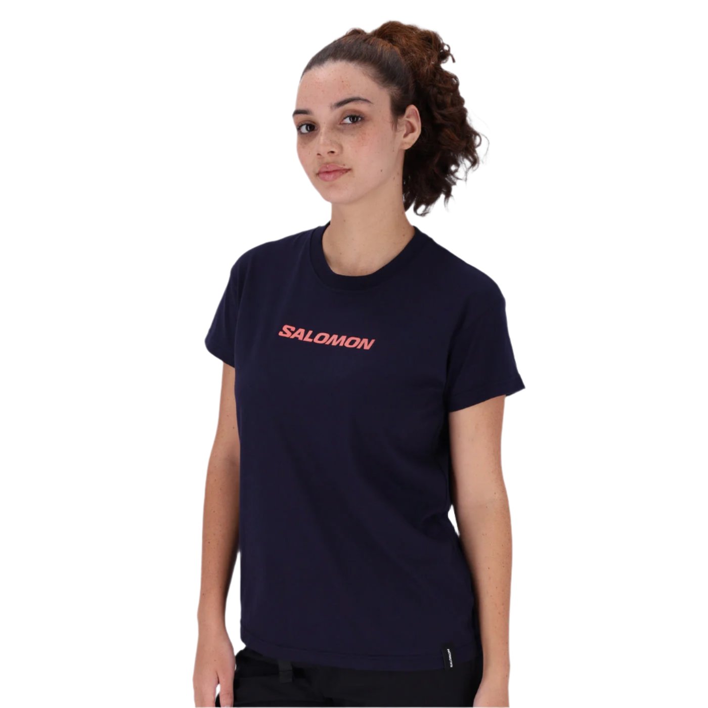 Salomon Sll8970 Womens Core Logo Ss Tee Navy