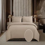 Cotton Co Gigi Micro Satin Cotton Duvet over Set In Stone