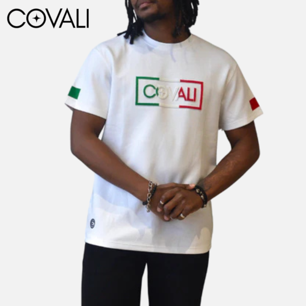 Covali Mens Miglio T-Shirt In White