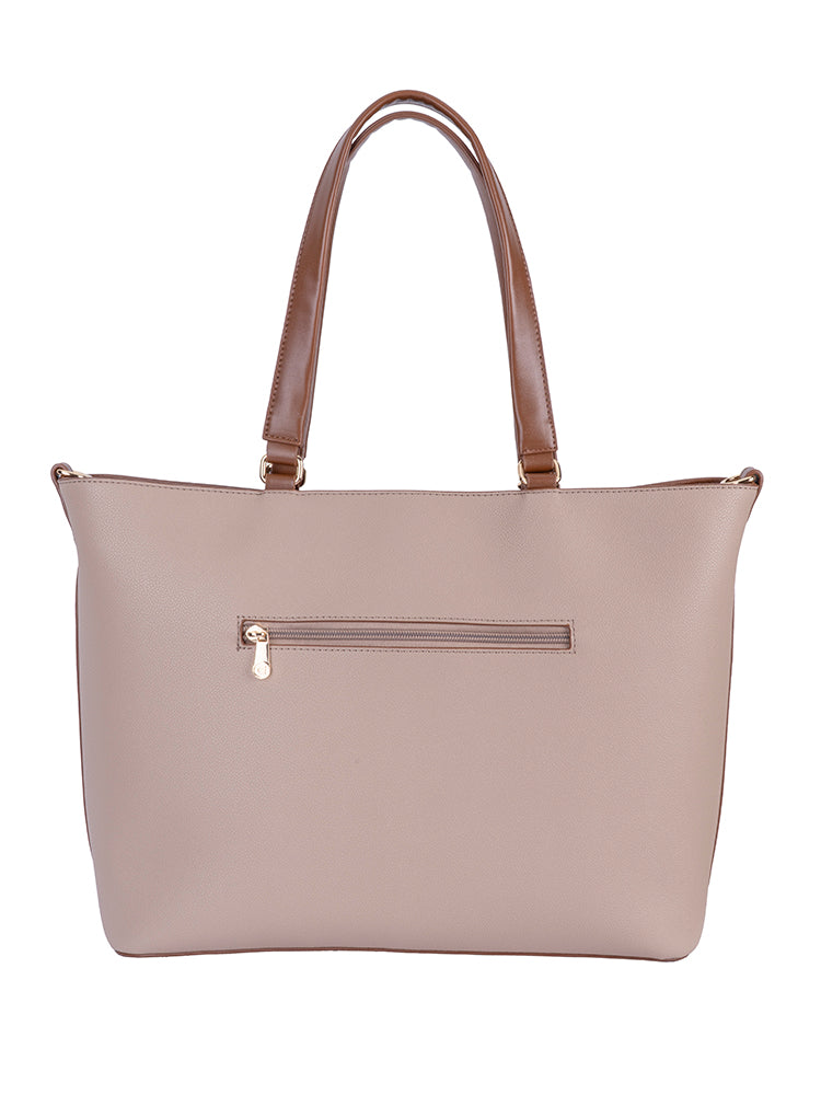 Cellini Amelia Laptop Bag In Taupe