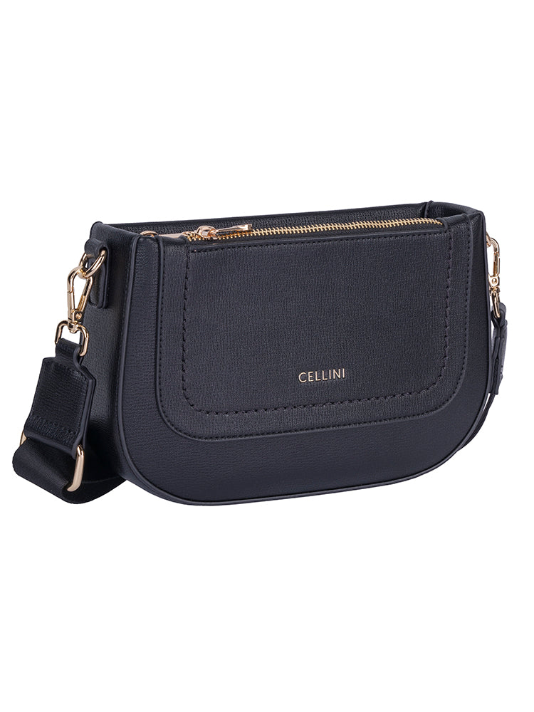 Cellini Ivy Crossbody Bag In Black