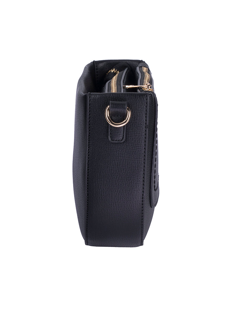 Cellini Ivy Crossbody Bag In Black