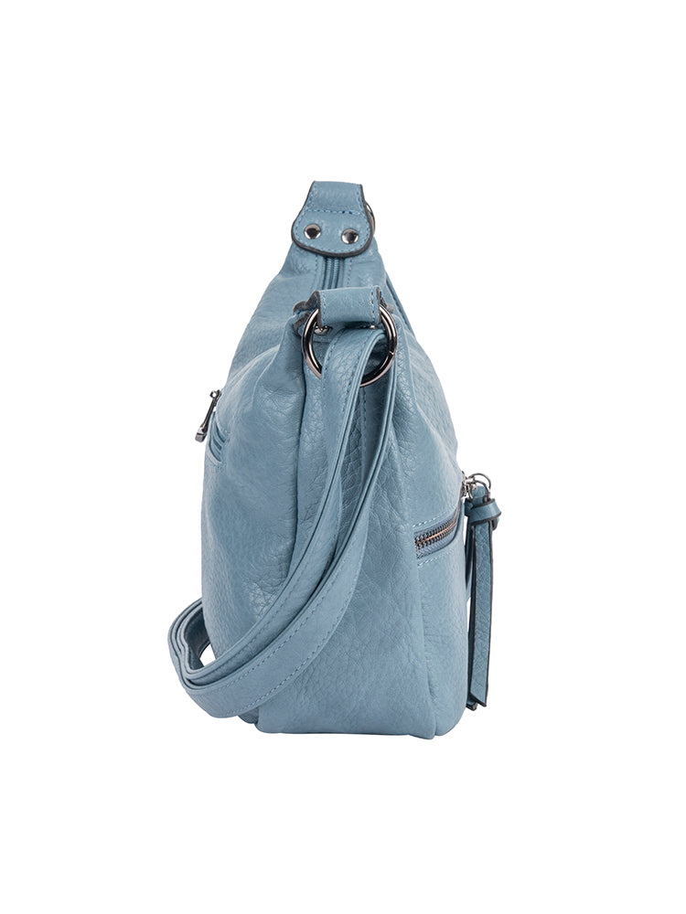 Cellini Lara Crossbody Bags In Blue