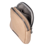 Cellini Clara 2 Compartment Chest Bag In Taupe