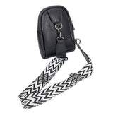 Cellini Clara 2 Compartment Chest Bag In Black