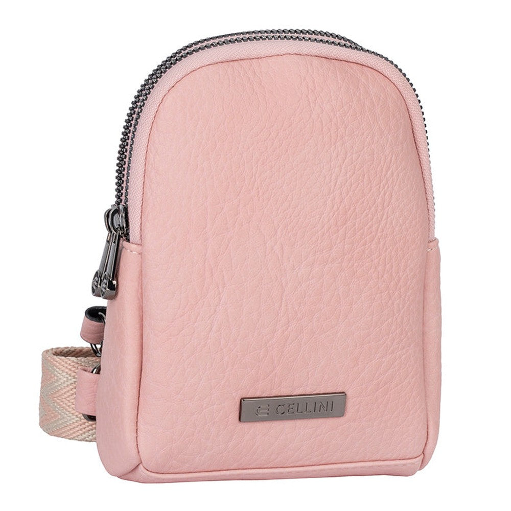 Cellini Clara 2 Compartment Chest Bag In Rose