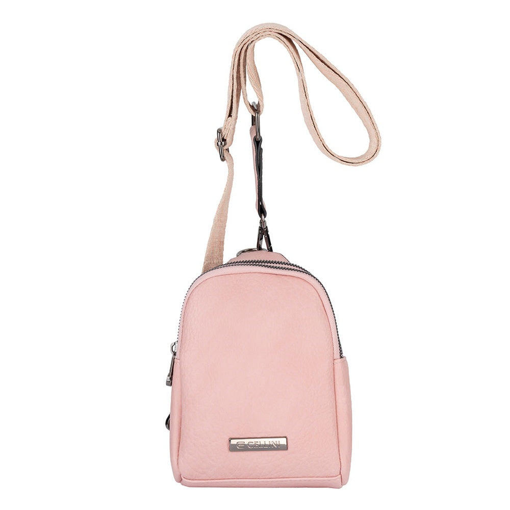 Cellini Clara 2 Compartment Chest Bag In Rose