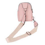 Cellini Clara 2 Compartment Chest Bag In Rose