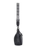 Cellini Clara Crossbody with Belt Strap In Black
