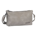 Cellini Pauline E/W 2 Compartment Crossbody Bag In Grey