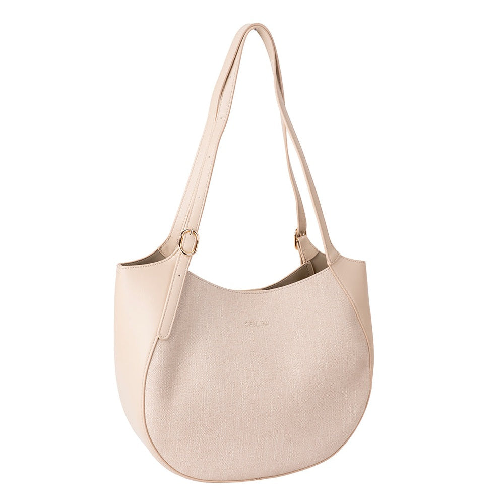Cellini Thalia Shoulder Bag In Beige