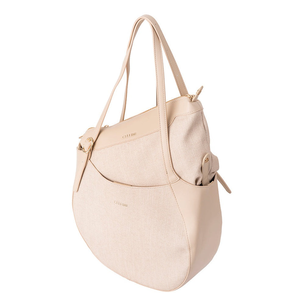 Cellini Thalia Shoulder Bag In Beige
