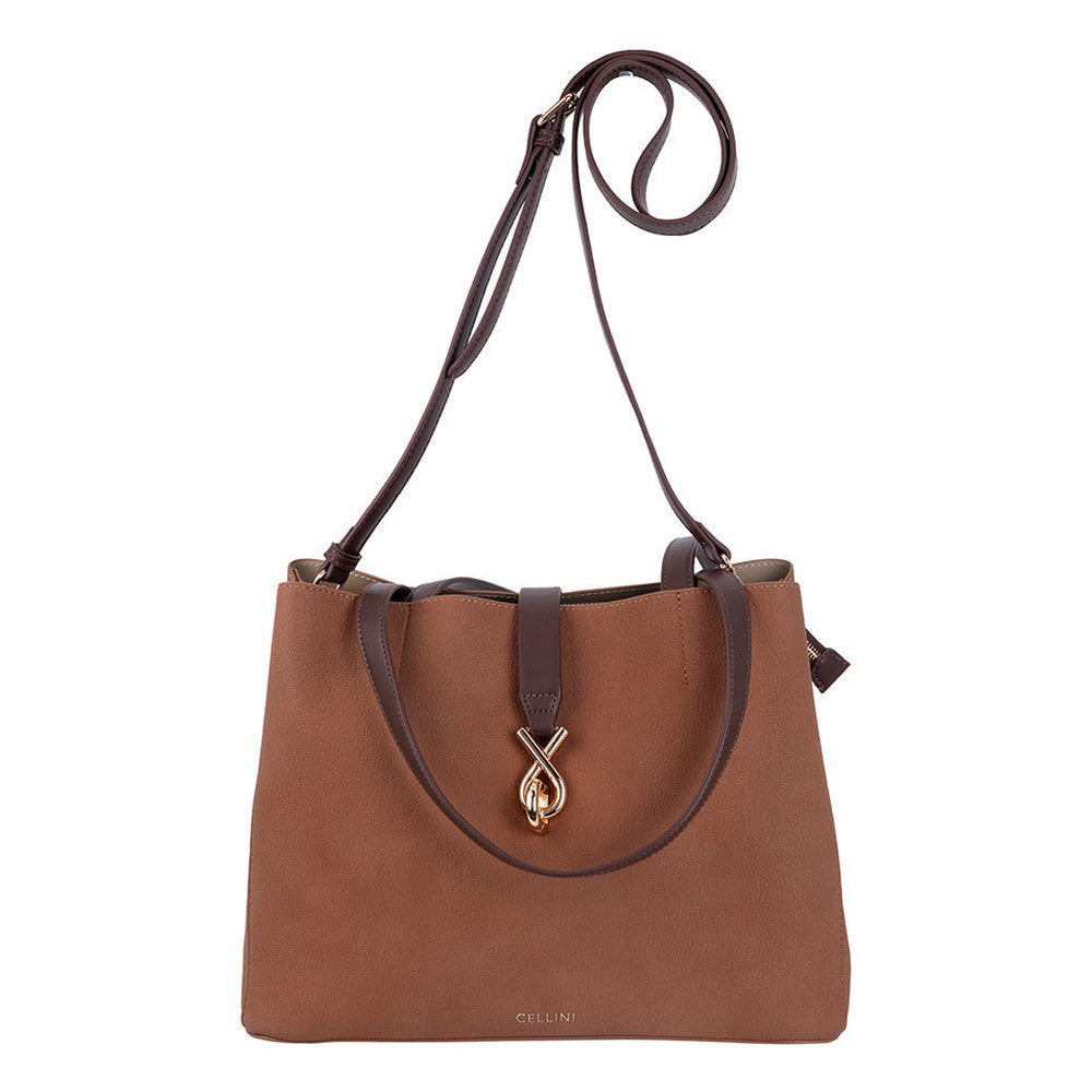 Cellini Elara Tote Bag In Tan