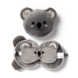 Relaxeazzz Adoramals Koala Travel Pillow In Grey