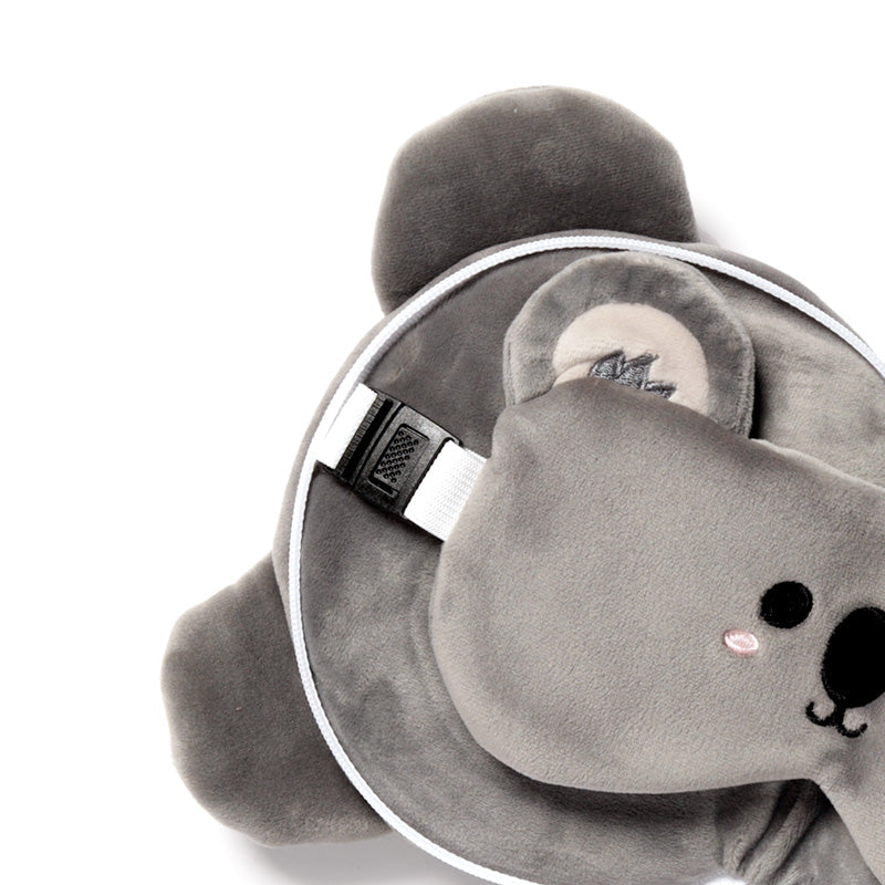 Relaxeazzz Adoramals Koala Travel Pillow In Grey