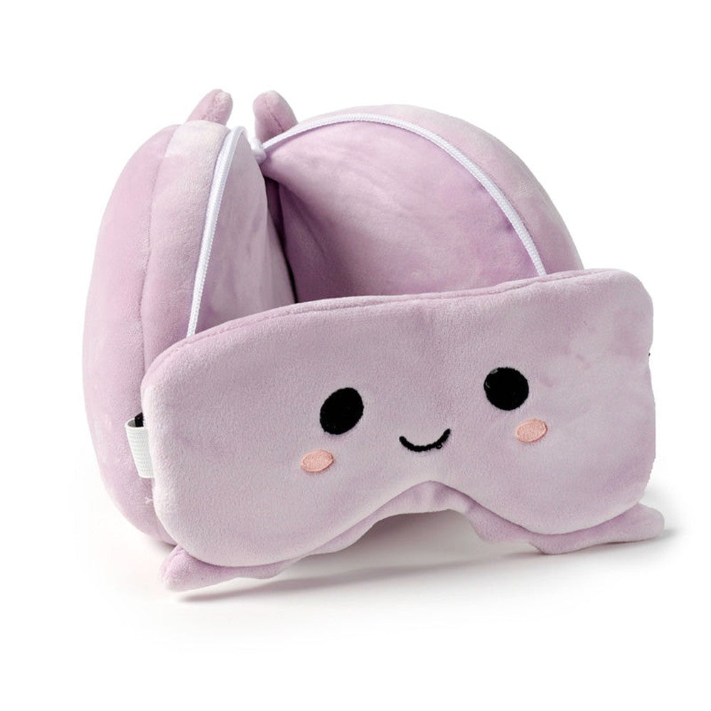 Relaxeazzz Wendy The Octopus Round Plush Travel Pillow In Pink