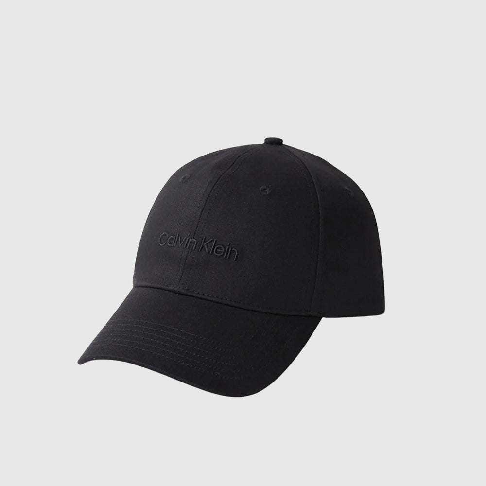 Calvin Klein Mens Embroidered Logo Caps In Black