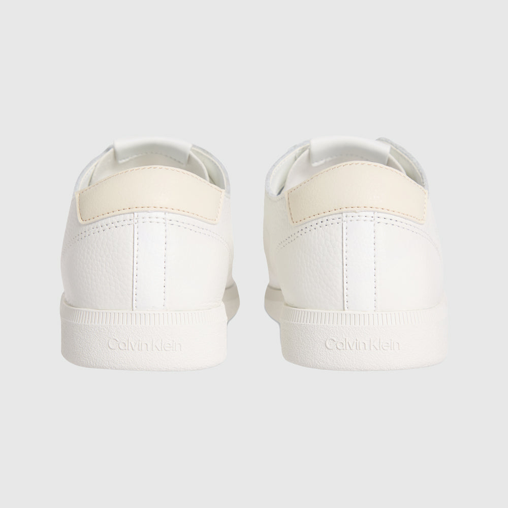 Calvin Klein Mens Low Profile Sneakers In White
