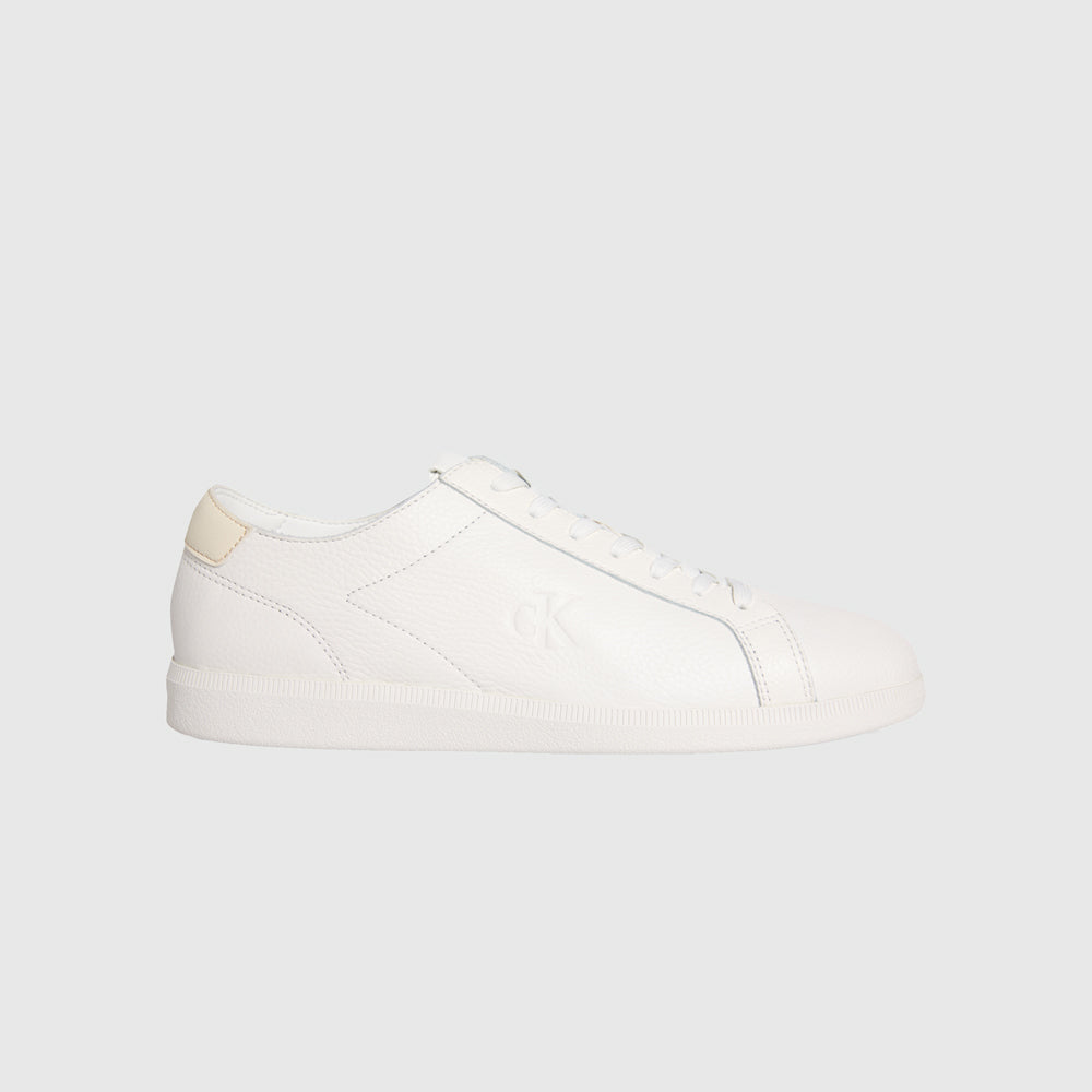 Calvin Klein Mens Low Profile Sneakers In White