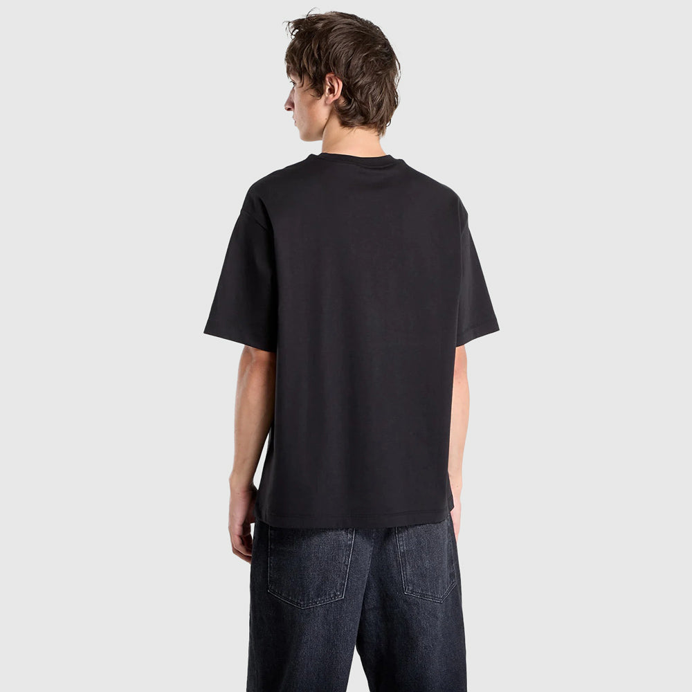 Calvin Klein Mens Embroidered Monologo T-Shirt In Black