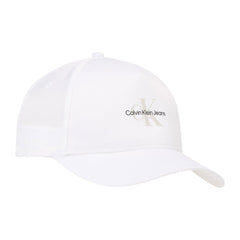 Calvin Klein Acc Mono Logo Print Cap White