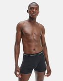 Calvin Klein Mens 3 Pack Trunks Set In Black