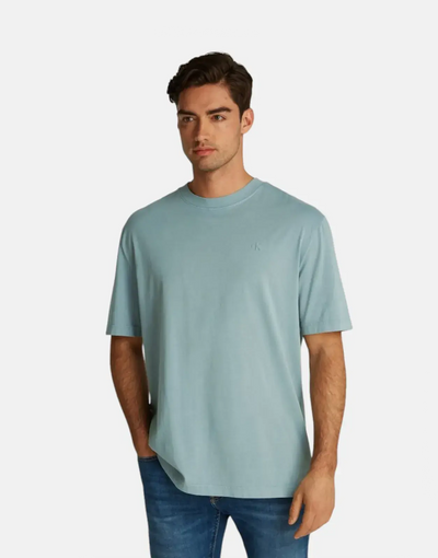 Calvin Klein J327267 Garment Dye Tee Teal