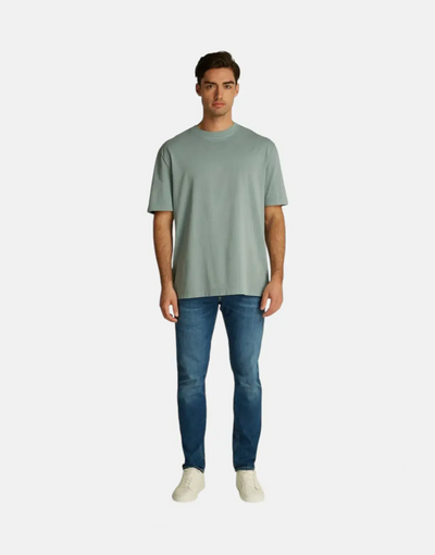 Calvin Klein J327267 Garment Dye Tee Teal