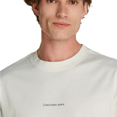 Calvin Klein J325689 City Grid Map Tee  Ivory