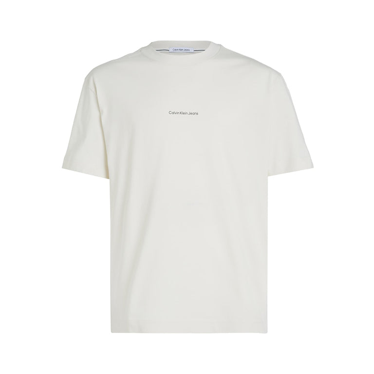 Calvin Klein J325689 City Grid Map Tee  Ivory