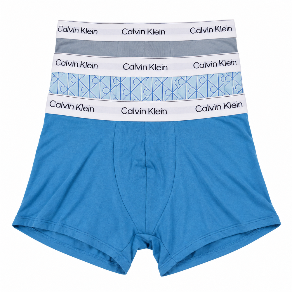 Calvin Klein Icon Low Rise Trunk 3 Pack In Multi