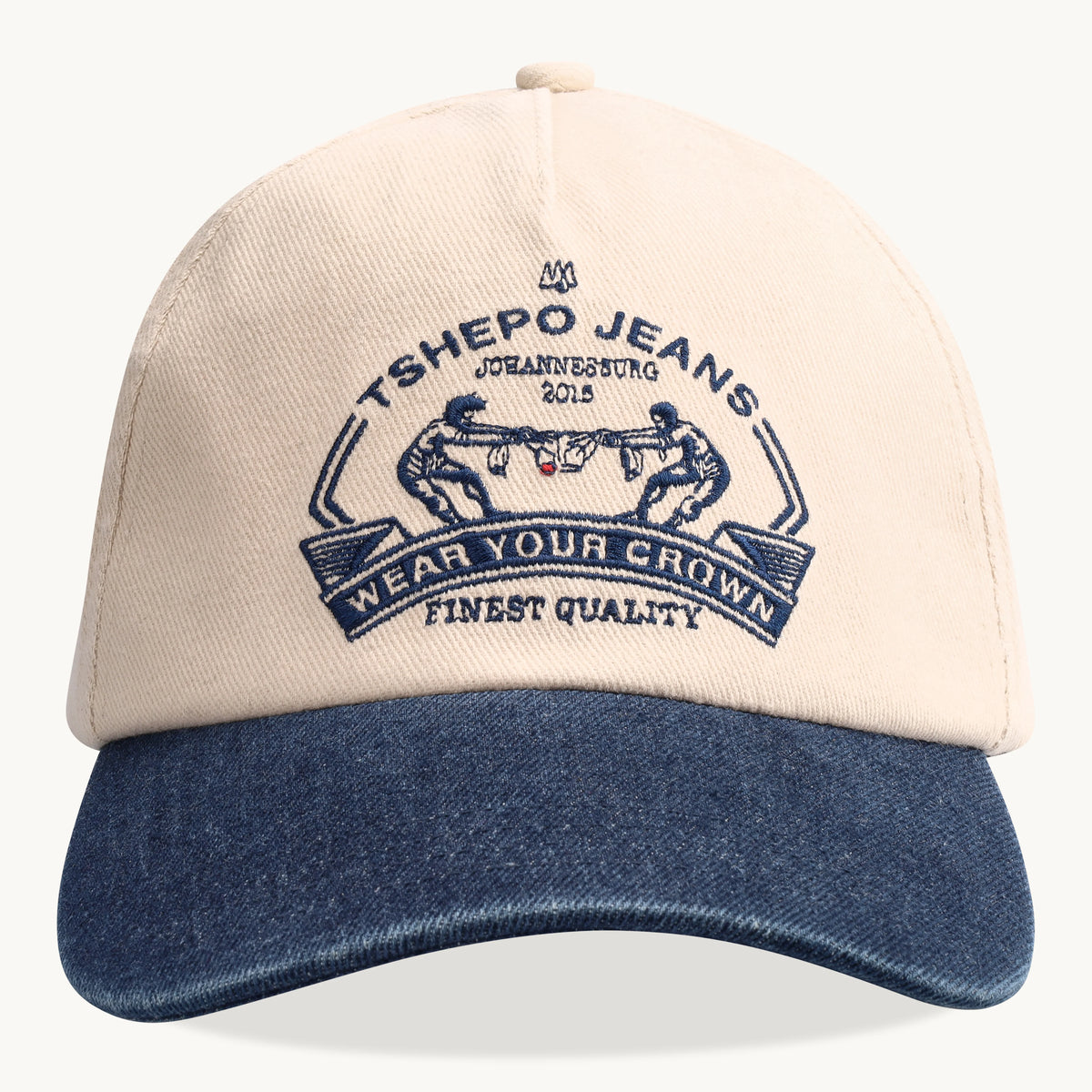 Tshepo Jeans Mens Finest Quality Caps In Mid Bue