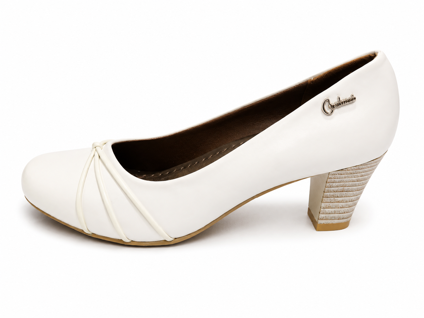 Carducci Womens Aria Court String Heels In White