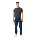 Ben Sherman Mens Slim Cargo Jeans In Blue