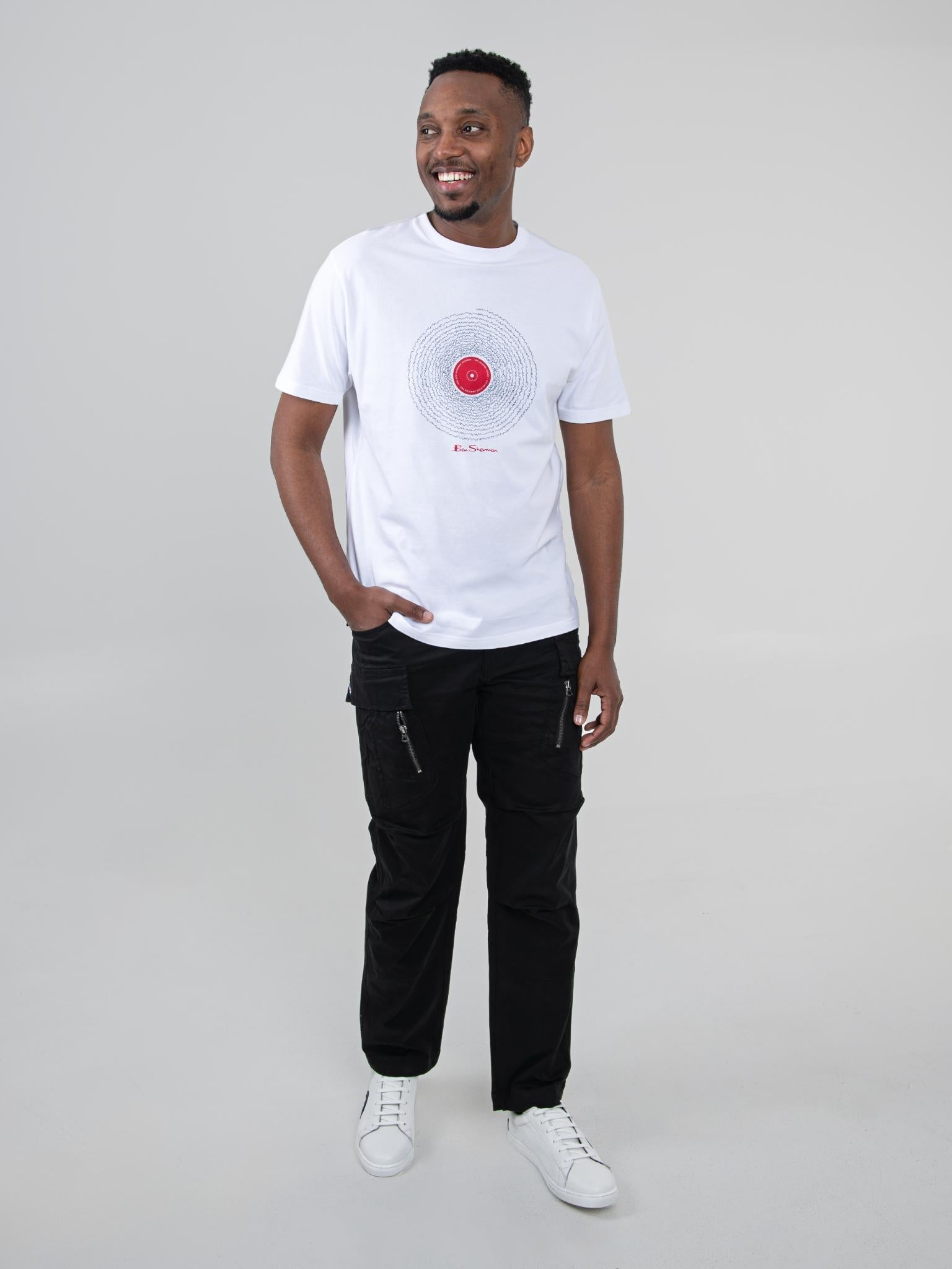 Ben Sherman Mens Cargo Pants In Black