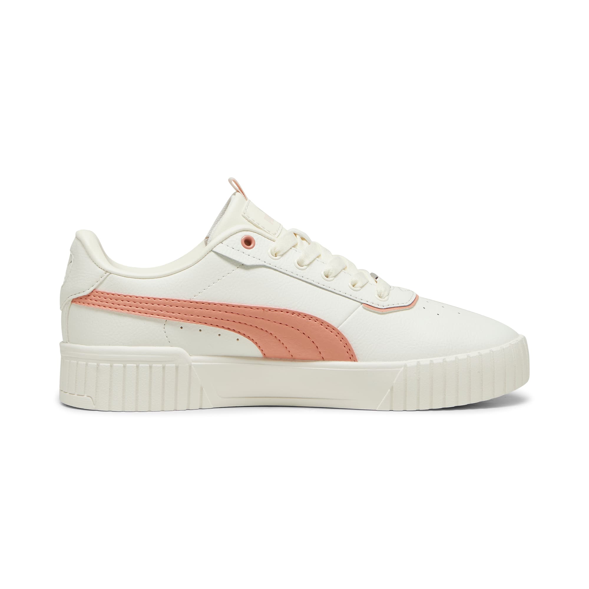 Puma 39501709 Womens Carina 2.0 Lux Shoes White Peach