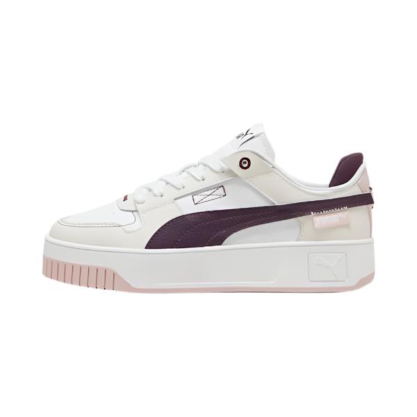 Puma 39233803 Womens Carina Street Vtg Shoes White Multi