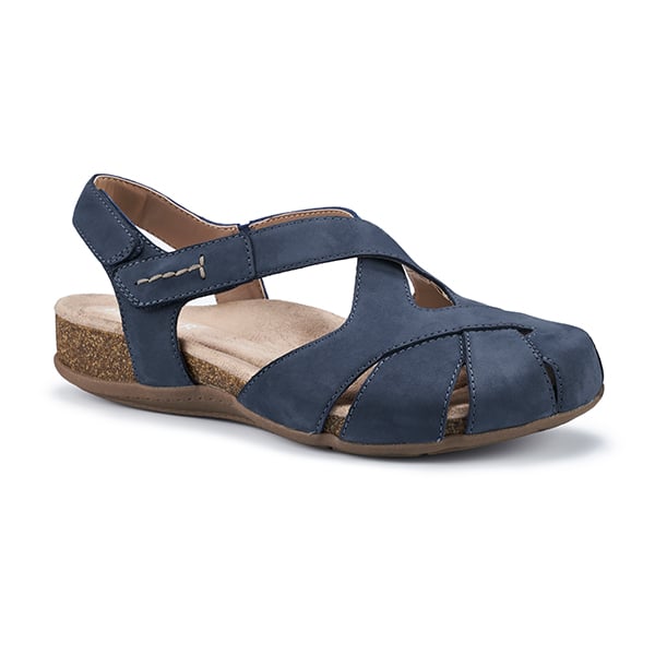 Hotter Ladies Catskill Shoes In Navy