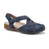 Hotter Ladies Catskill Shoes In Navy