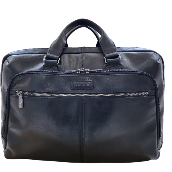 Cellini Infiniti Small Laprtop Briefcase In Black