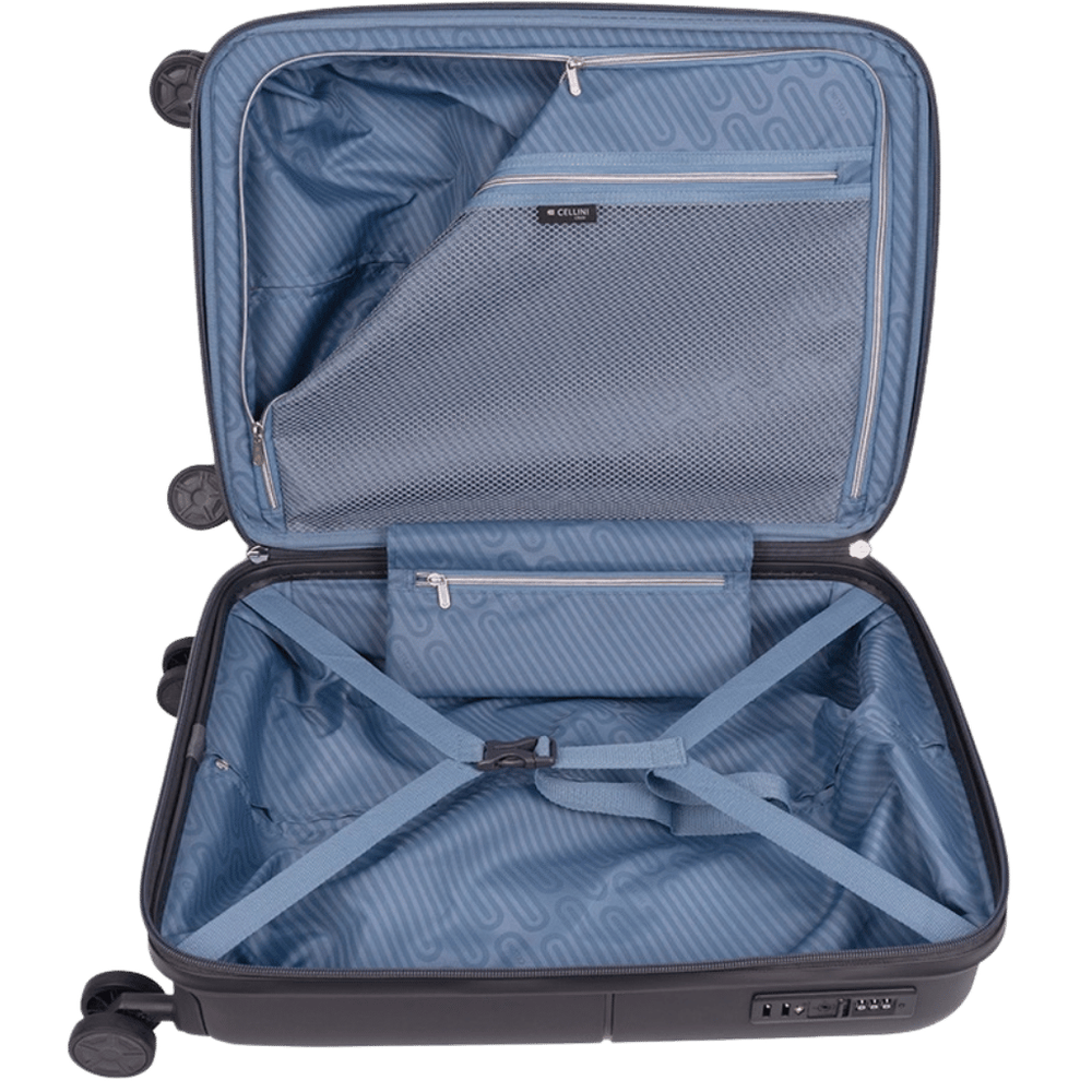 Cellini Cruze Trolley Case In Charcoal