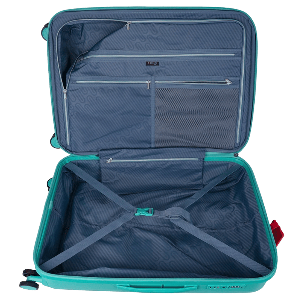 Cellini Cruze Trolley Case In Aqua Green