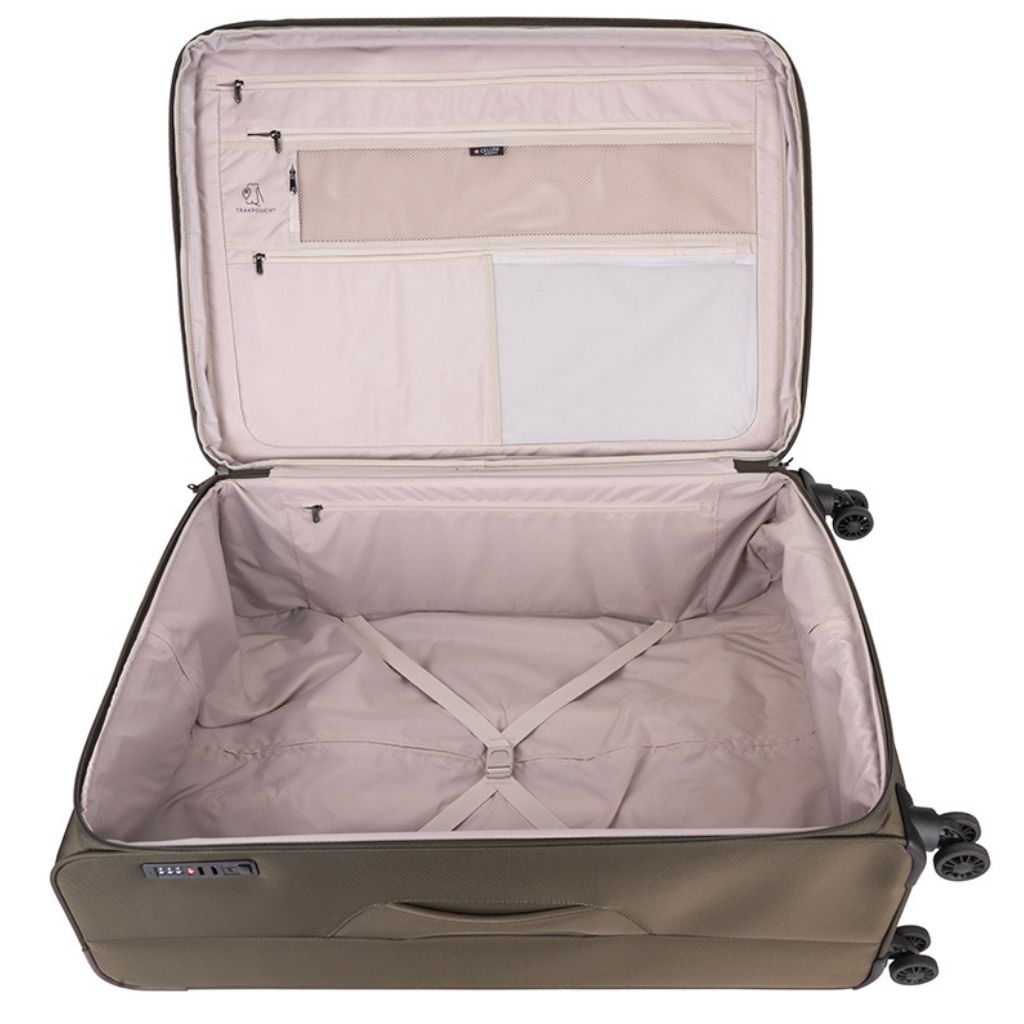 Cellini Microlite Soft Trolley Case  Walnut