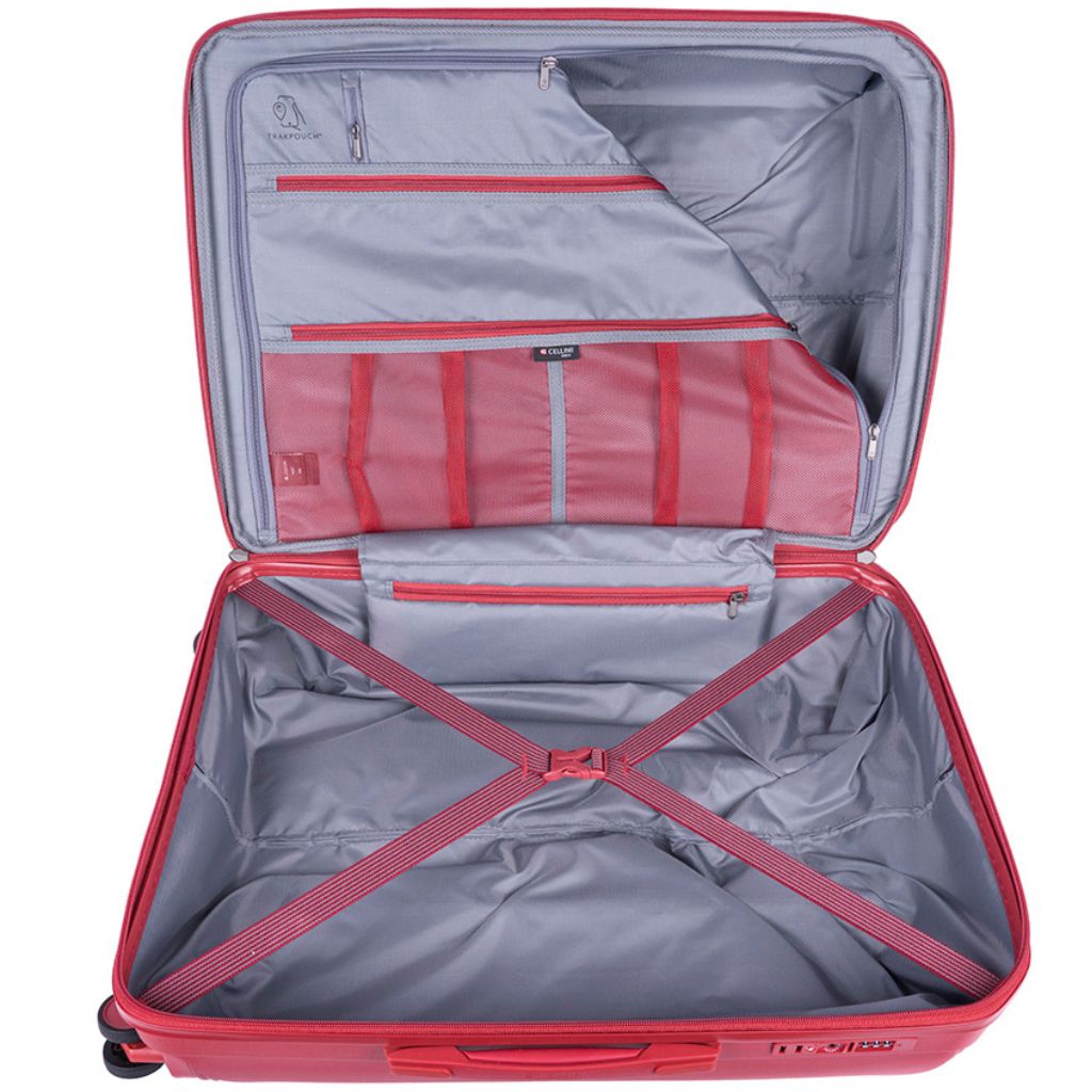 Cellini Qwest Trolley Case Red