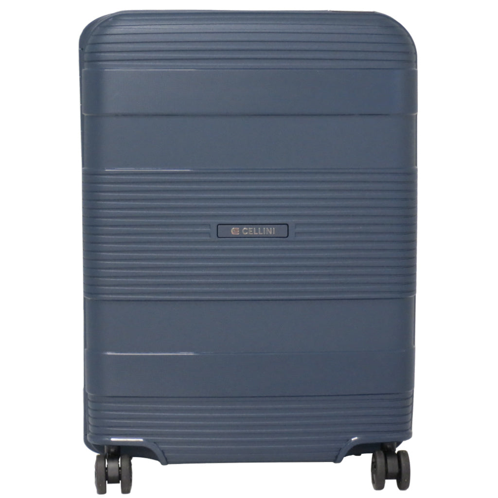 Cellini Safetech 4 Wheel Trolley Case Navy