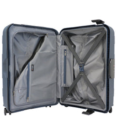 Cellini Safetech 4 Wheel Trolley Case Navy