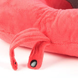 Cellini Travel Moulded Memory Foam Pillow In Pink/Grey