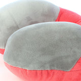 Cellini Travel Moulded Memory Foam Pillow In Pink/Grey