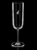 Polo Champagne Flute Glasses 4 Piece Set in Transparent