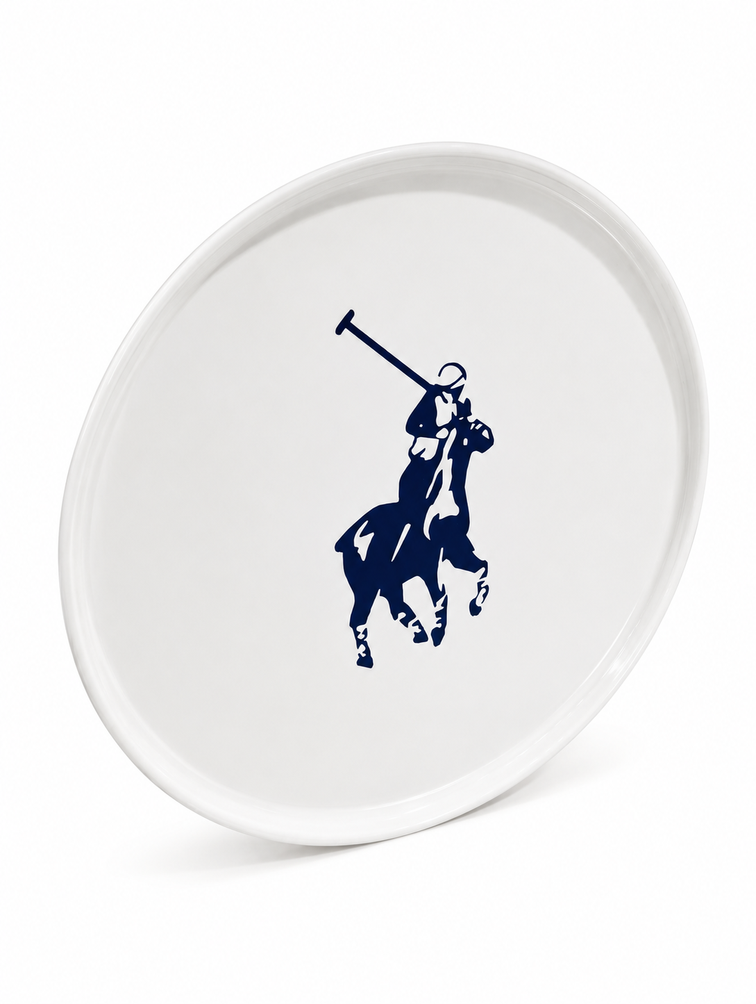 Polo Classic Charger Plate 2 Piece Set In White